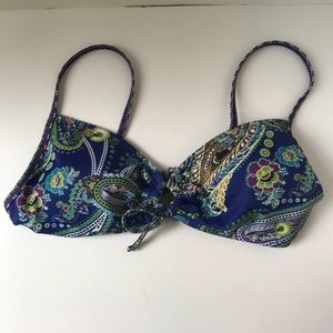 Athleta Paisley Print Swimsuit Top Medium
